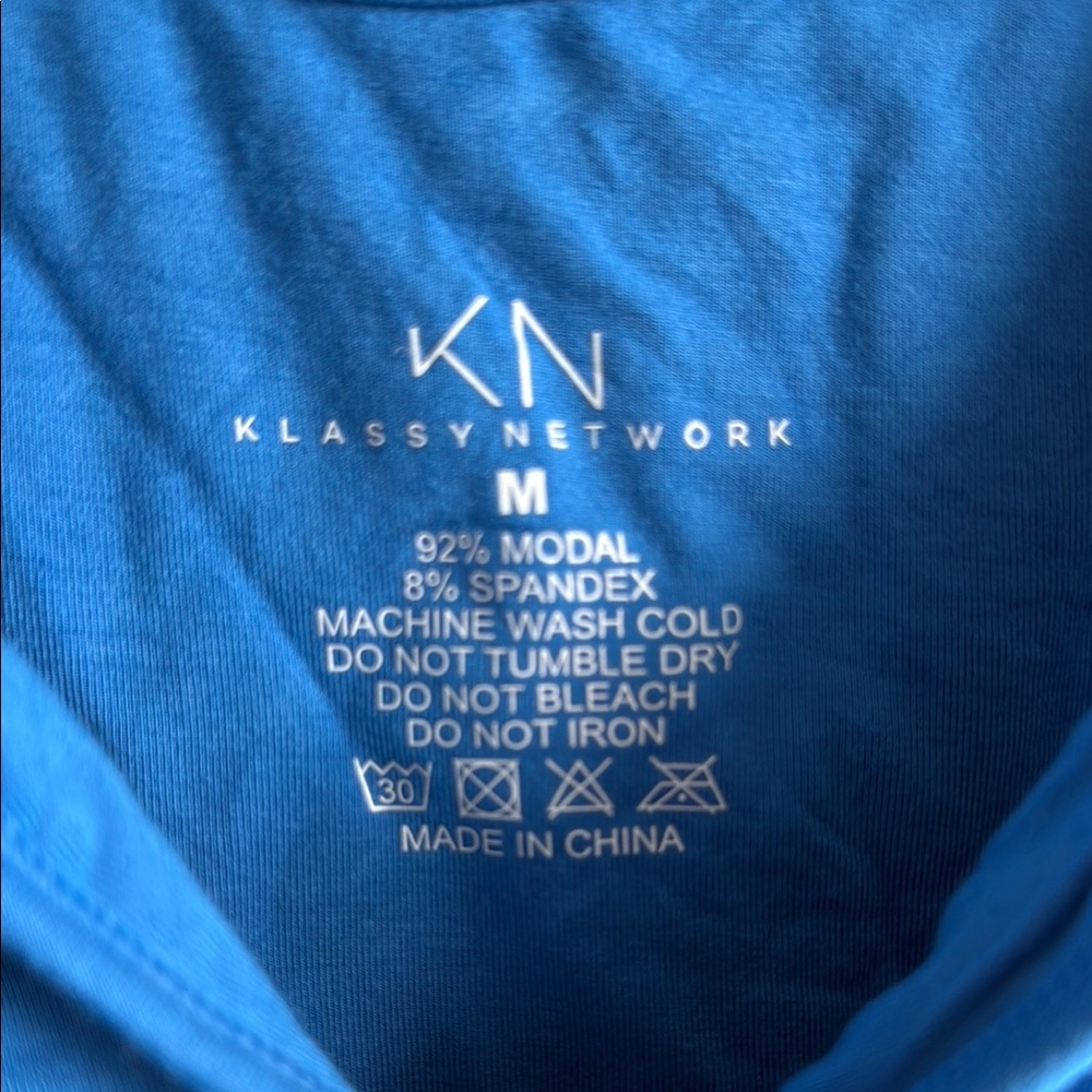 Klassy Network Blue Tank Top Brami - Picture 4 of 4